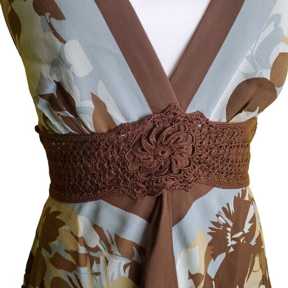 BCBGMaxazria Y2K Silk Mini Halter Dress Size 4 - Picture 4 of 10